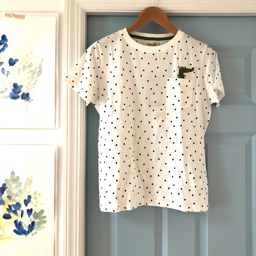 NWT ModCloth Around the Croc Pocket Tee